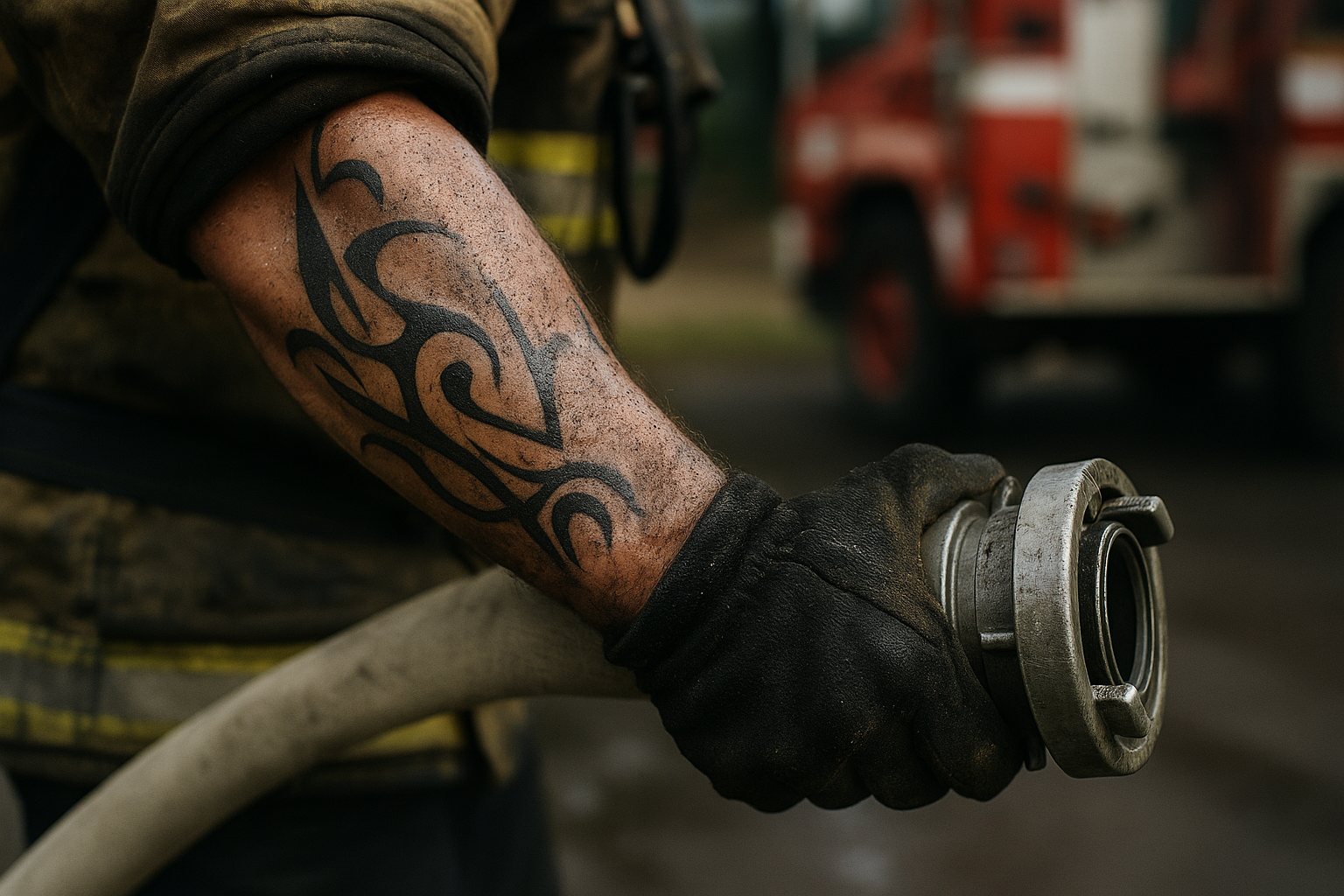 Tattoos bei der Feuerwehr: Was ist erlaubt? Regeln nach Bundesland