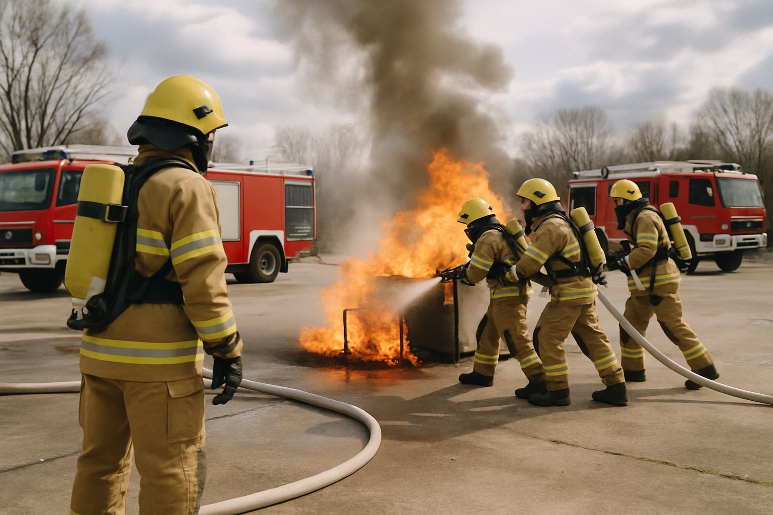 Militärfeuerwehr: Bundeswehrfeuerwehr, Ausbildung & Unterschiede zur BF