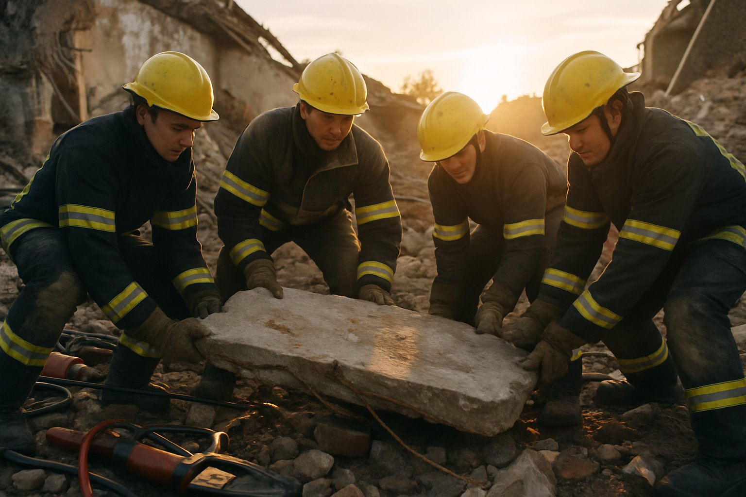 USAR & Auslandseinsatz: Feuerwehr bei Erdbeben und Katastrophen weltweit